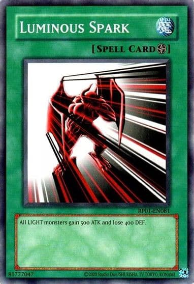 Luminous Spark Retro Pack (2020 Date Reprint) Yu-Gi-Oh! card