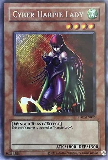 Cyber Harpie Lady Retro Pack (2020 Date Reprint) Yu-Gi-Oh! card