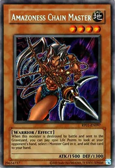 Amazoness Chain Master Retro Pack (2020 Date Reprint) Yu-Gi-Oh! card