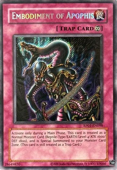 Embodiment of Apophis Retro Pack (2020 Date Reprint) Yu-Gi-Oh! card