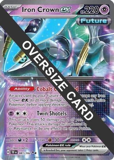 Iron Crown ex Jumbo Cards Pokemon card
