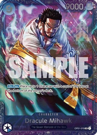Dracule Mihawk Treasure Cup 2024 One Piece Promotion Cards One Piece card