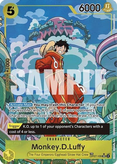 MonkeyDLuffy TR Two Legends One Piece card