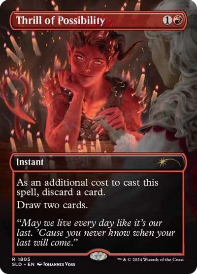 Thrill of Possibility 1805 Secret Lair Drop Series Magic card