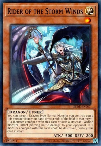 Rider of the Storm Winds Structure Deck: Saga of Blue Eyes White Dragon (2020 Date Reprint) Yu-Gi-Oh! card