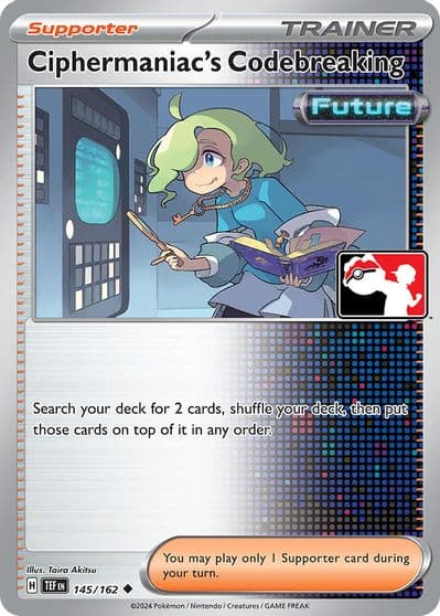 Ciphermaniac's Codebreaking Prize Pack Series Cards Pokemon card