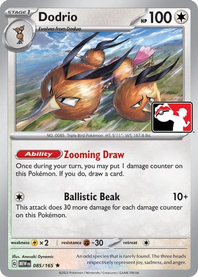Dodrio Prize Pack Series Cards Pokemon card