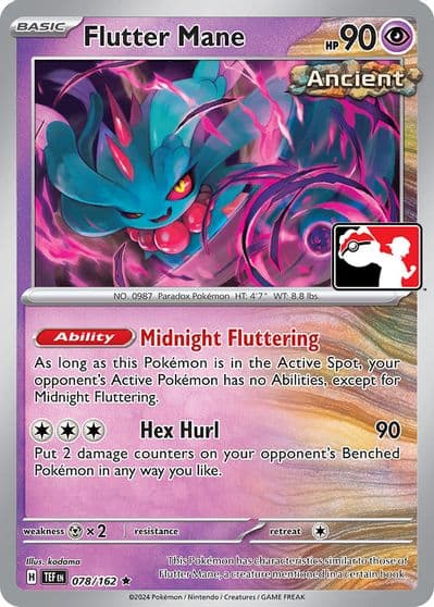 Flutter Mane Prize Pack Series Cards Pokemon card