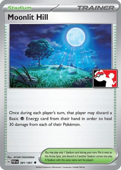 Moonlit Hill Prize Pack Series Cards Pokemon card