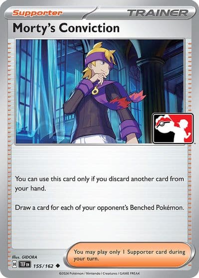 Morty's Conviction Prize Pack Series Cards Pokemon card
