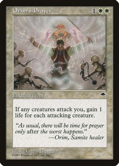 Orims Prayer Tempest Magic card