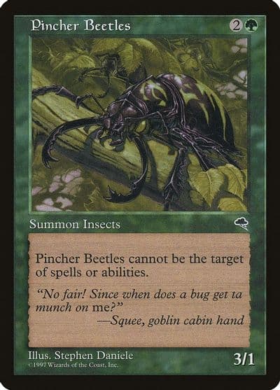 Pincher Beetles Tempest Magic card