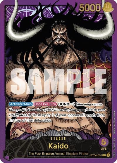 Kaido Premium Card Collection Leader Collection One Piece Promotion Cards One Piece card