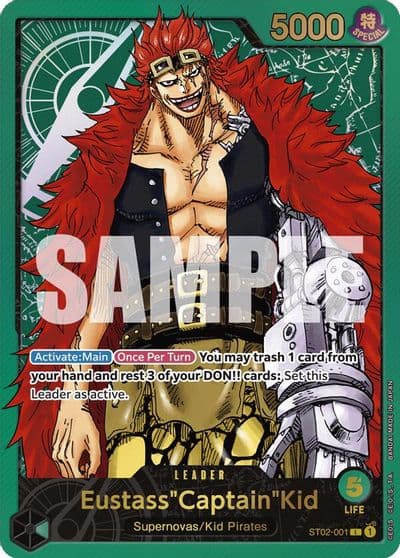 EustassCaptainKid Premium Card Collection Leader Collection One Piece Promotion Cards One Piece card
