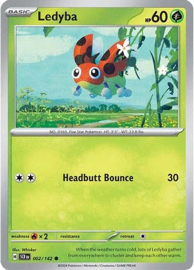 Ledyba SV07: Stellar Crown Pokemon card