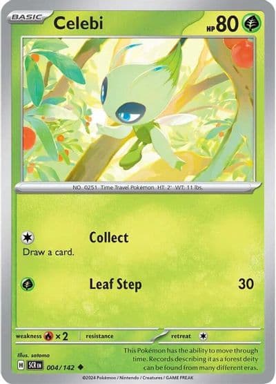 Celebi SV07: Stellar Crown Pokemon card