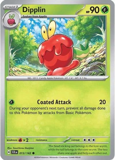 Dipplin SV07: Stellar Crown Pokemon card