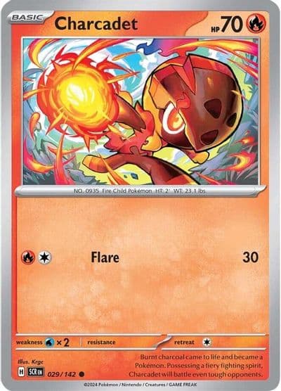 Charcadet SV07: Stellar Crown Pokemon card