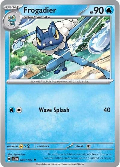 Frogadier SV07: Stellar Crown Pokemon card