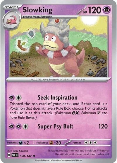 Slowking SV07: Stellar Crown Pokemon card
