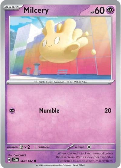 Milcery SV07: Stellar Crown Pokemon card