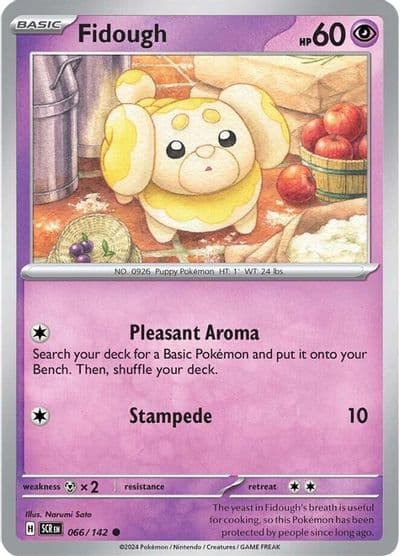 Fidough SV07: Stellar Crown Pokemon card