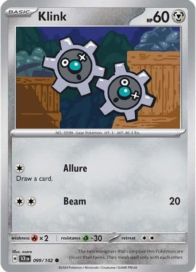 Klink SV07: Stellar Crown Pokemon card