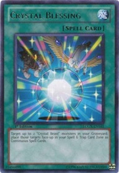 Crystal Blessing Legendary Collection 2 Yu-Gi-Oh! card