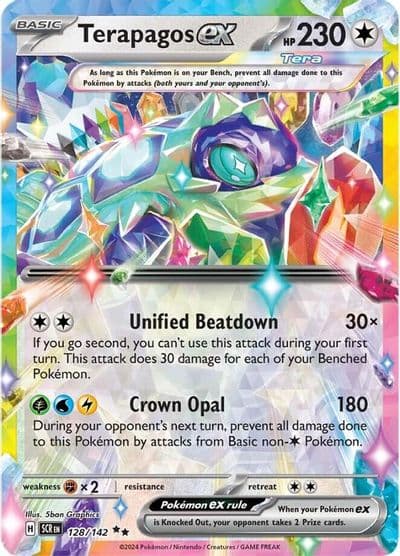 Terapagos ex SV07: Stellar Crown Pokemon card