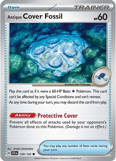 Antique Cover Fossil SV07: Stellar Crown Pokemon card