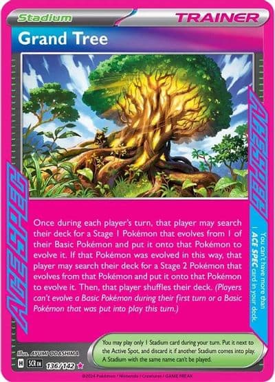Grand Tree SV07: Stellar Crown Pokemon card