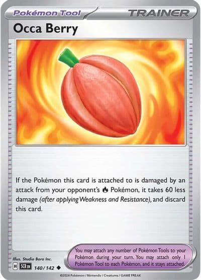 Occa Berry SV07: Stellar Crown Pokemon card