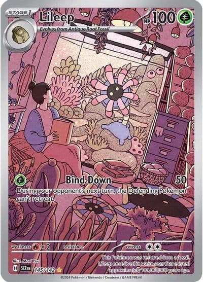Lileep SV07: Stellar Crown Pokemon card