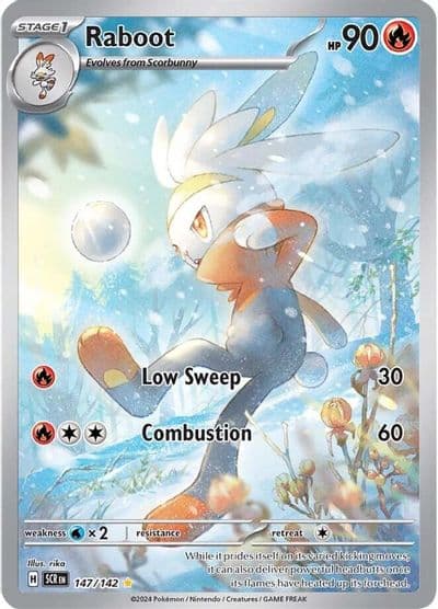 Raboot SV07: Stellar Crown Pokemon card