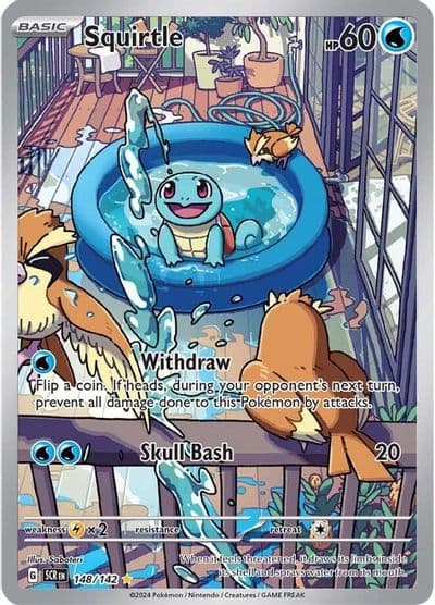 Squirtle SV07: Stellar Crown Pokemon card