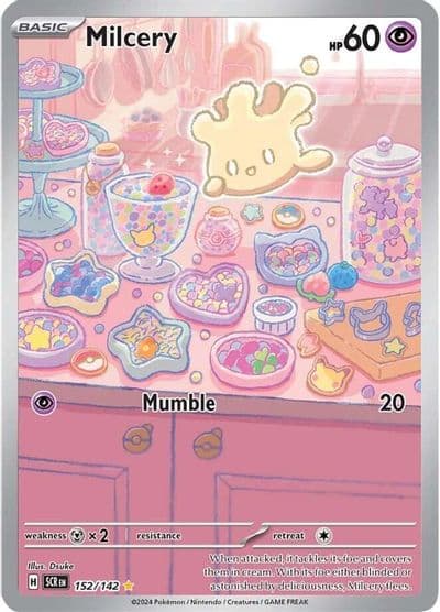 Milcery SV07: Stellar Crown Pokemon card
