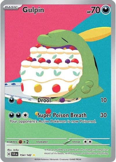 Gulpin SV07: Stellar Crown Pokemon card