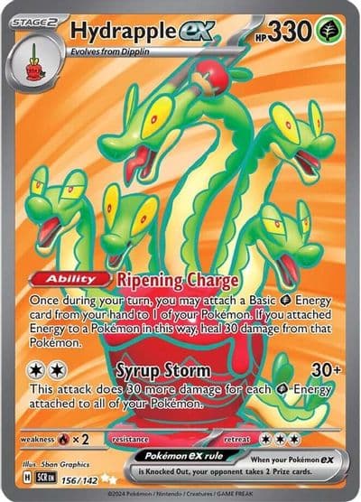 Hydrapple ex SV07: Stellar Crown Pokemon card