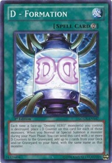 D Formation Legendary Collection 2 Yu-Gi-Oh! card
