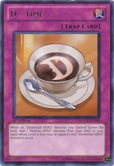 D Time Legendary Collection 2 Yu-Gi-Oh! card