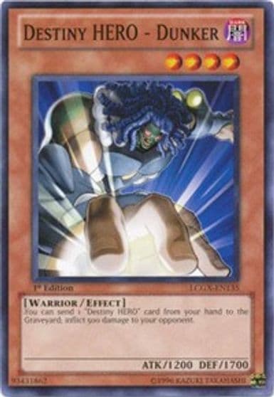 Destiny HERO Dunker Legendary Collection 2 Yu-Gi-Oh! card