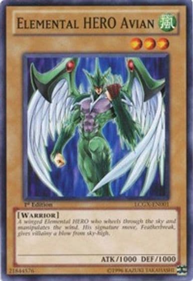 Elemental HERO Avian Legendary Collection 2 Yu-Gi-Oh! card