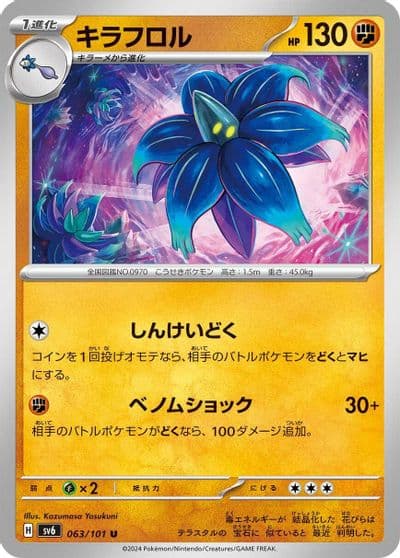 Glimmora SV6: Transformation Mask Pokemon card