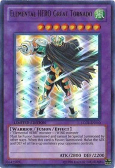 Elemental HERO Great Tornado Legendary Collection 2 Yu-Gi-Oh! card
