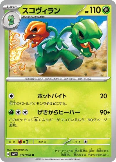 Scovillain SV1V: Violet ex Pokemon card