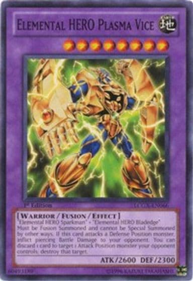 Elemental HERO Plasma Vice Legendary Collection 2 Yu-Gi-Oh! card