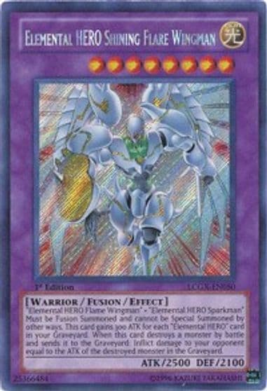 Elemental HERO Shining Flare Wingman Legendary Collection 2 Yu-Gi-Oh! card