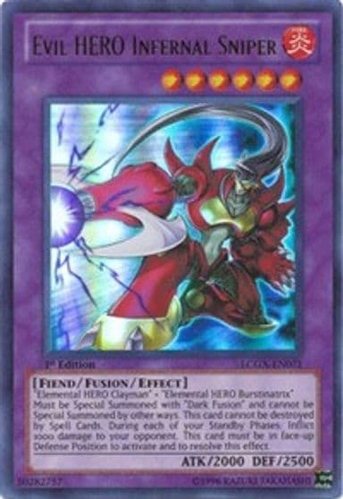 Evil HERO Infernal Sniper Legendary Collection 2 Yu-Gi-Oh! card