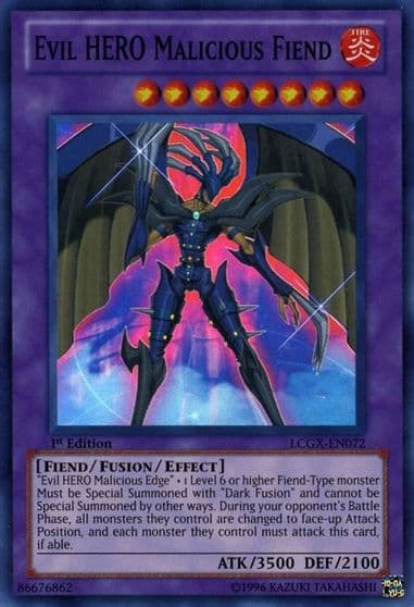Evil HERO Malicious Fiend Legendary Collection 2 Yu-Gi-Oh! card