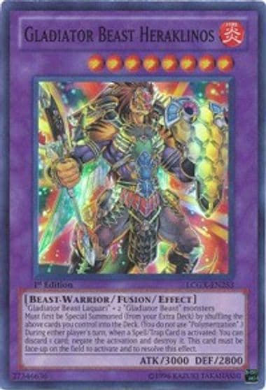 Gladiator Beast Heraklinos Legendary Collection 2 Yu-Gi-Oh! card